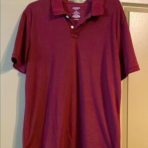 Arizona Jean Company Men's Burgundy Polo Shirt